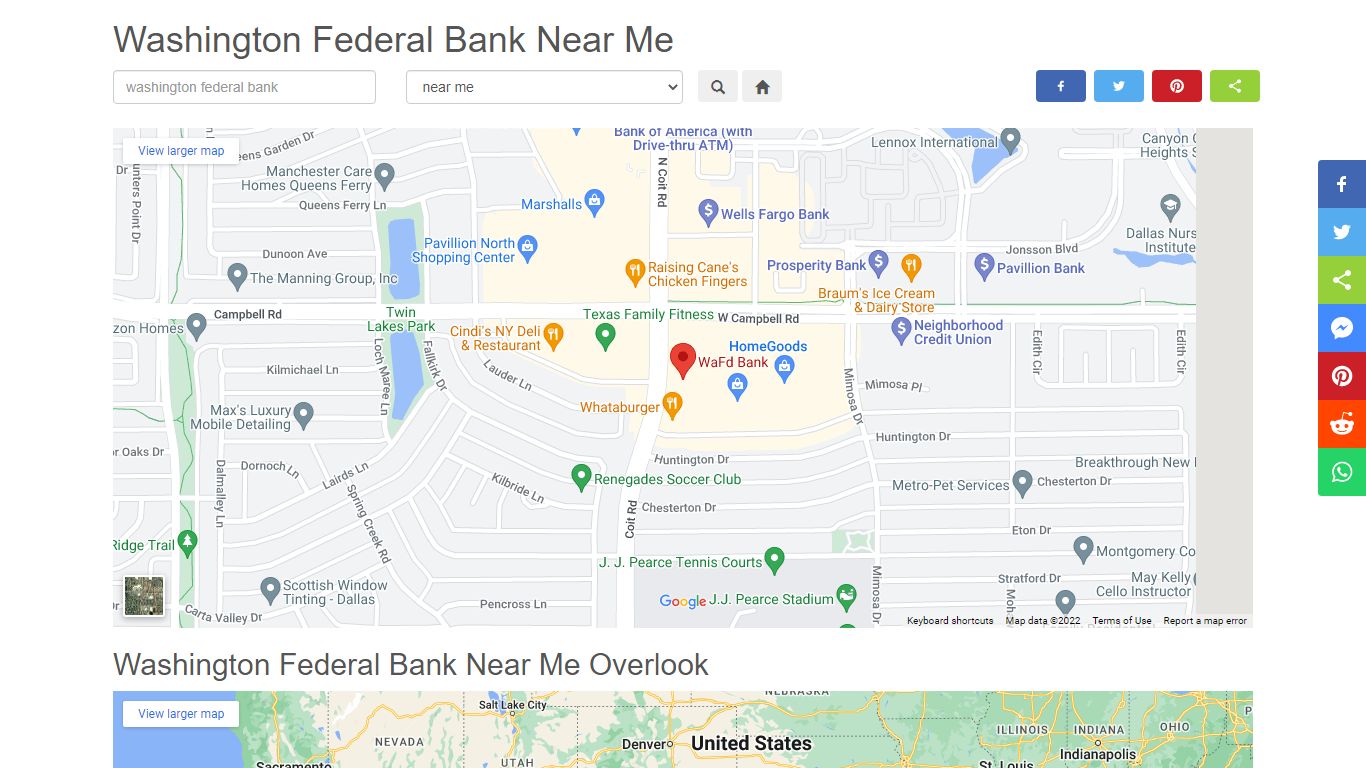 Washington Federal Bank Near Me